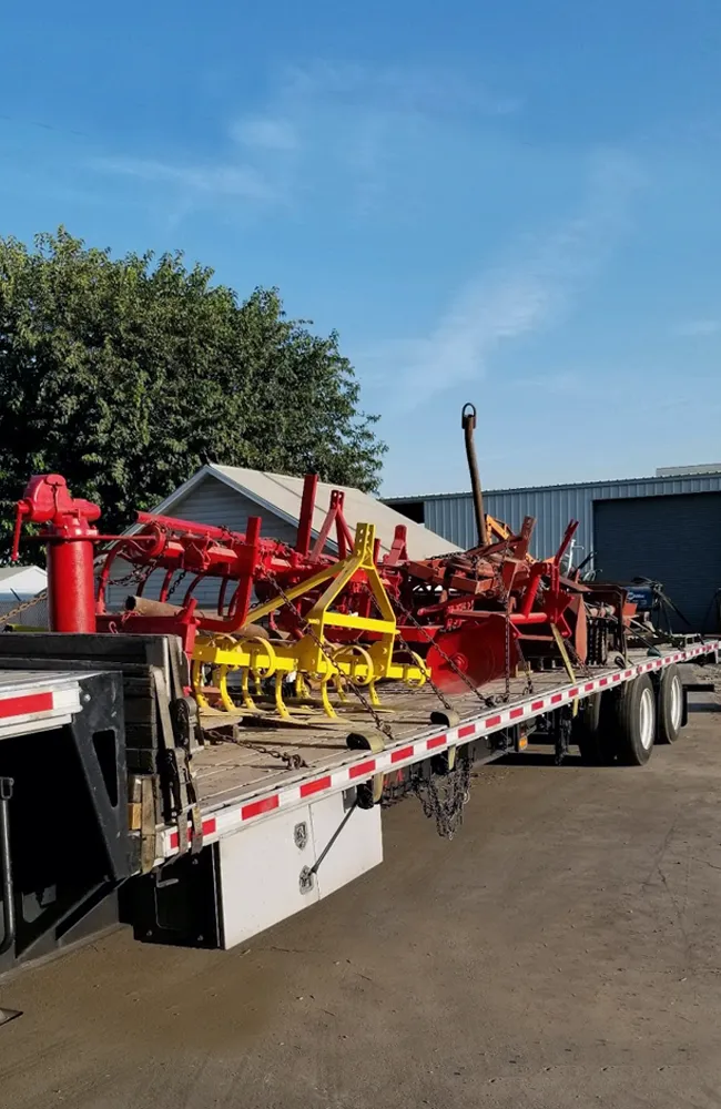 Agricultural freight capabilities and equipment transport