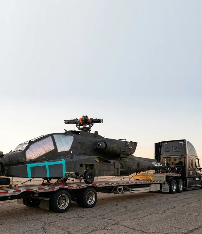 Military freight planning and defense logistics